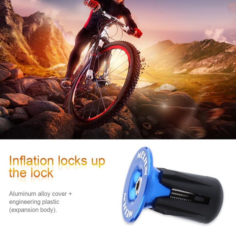 woobles Handlebar End Plug, Aluminum Handlebar Grips Handle Bar Cap Stoppers for Bicycle Cycling MTB Road(2pcs) - Image 3